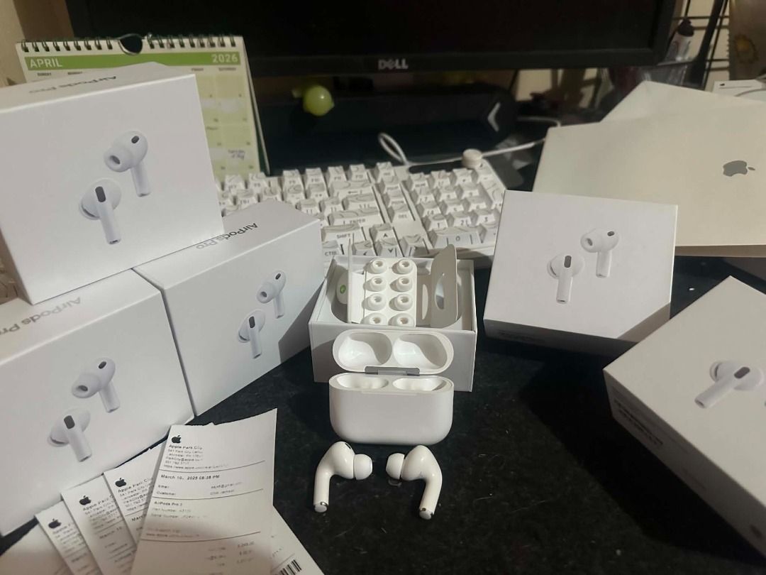 Airpods pro 3 (Category: Earphones) located in Floridablanca. Submitted by zow_0909 (Listing ID 1436114927, Image 2). Description: Air Pods Pro 3 ❗ *with apple bag 📸 | brandnew & actual photo 💨 sealed 🙌 meet ups around Pampanga 📦 J&T or lalamove.