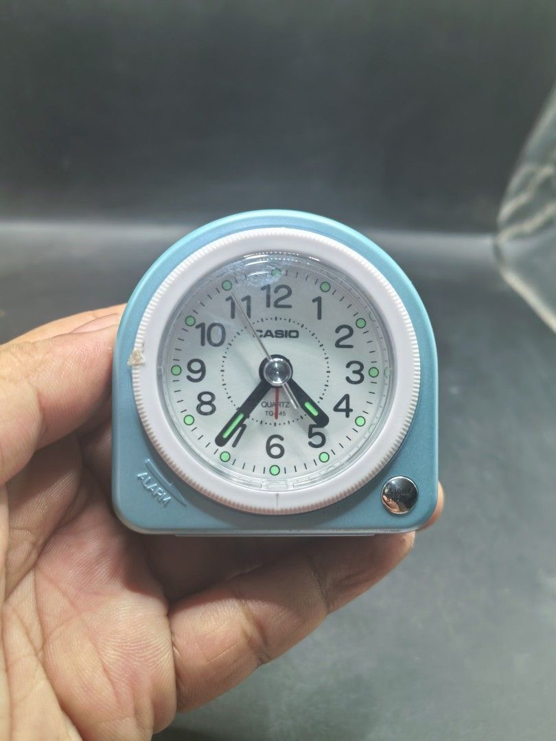 Alarm Clock - Casio (Category: Clocks) located in Cebu City. Submitted by dudes_villanueva (Listing ID 1436266401, Image 1). Description: Alarm Clock - Casio 📌 In excellent working condition. 📌 Progressive Alarm Type 📌 AA battery operated (Not included) Height: 2.5 inch.