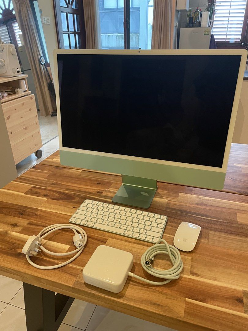 Apple iMac 24-inch (M1, 2021) - Green mint