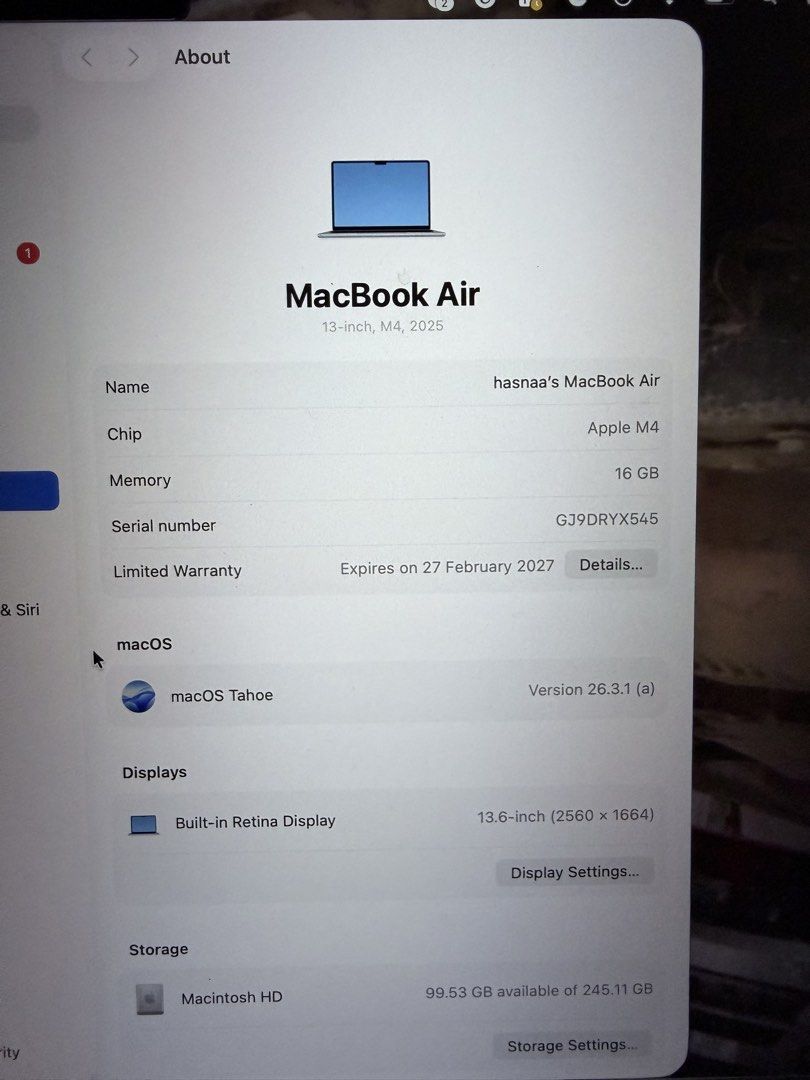 Apple MacBook Air 13-inch M4 (2025)445415503126876162