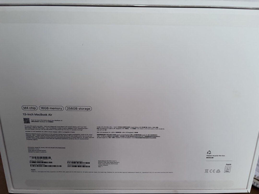 Apple MacBook Air 13-inch M4 (2025)445415503126876164