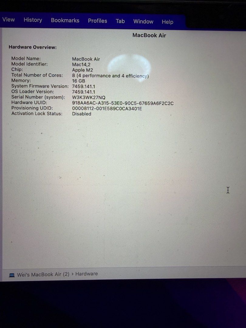Apple MacBook Air M2 (2022) - 16GB RAM445683634212720641
