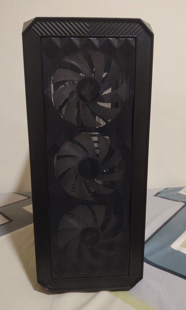 Armageddon Tritron PRO 100/200 ATX Gaming Casing – 4x ARGB Fans Included – Like New