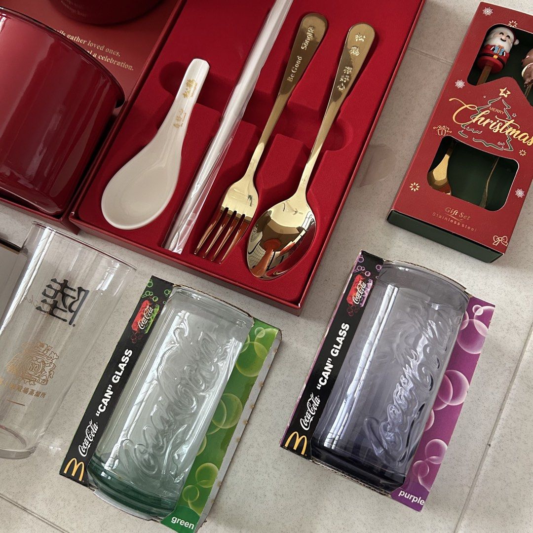 Assorted Kitchen Cutlery, Glasses - All for $6445621623209994241