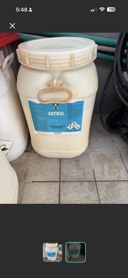 Astral 90% chlorine tablets and granules