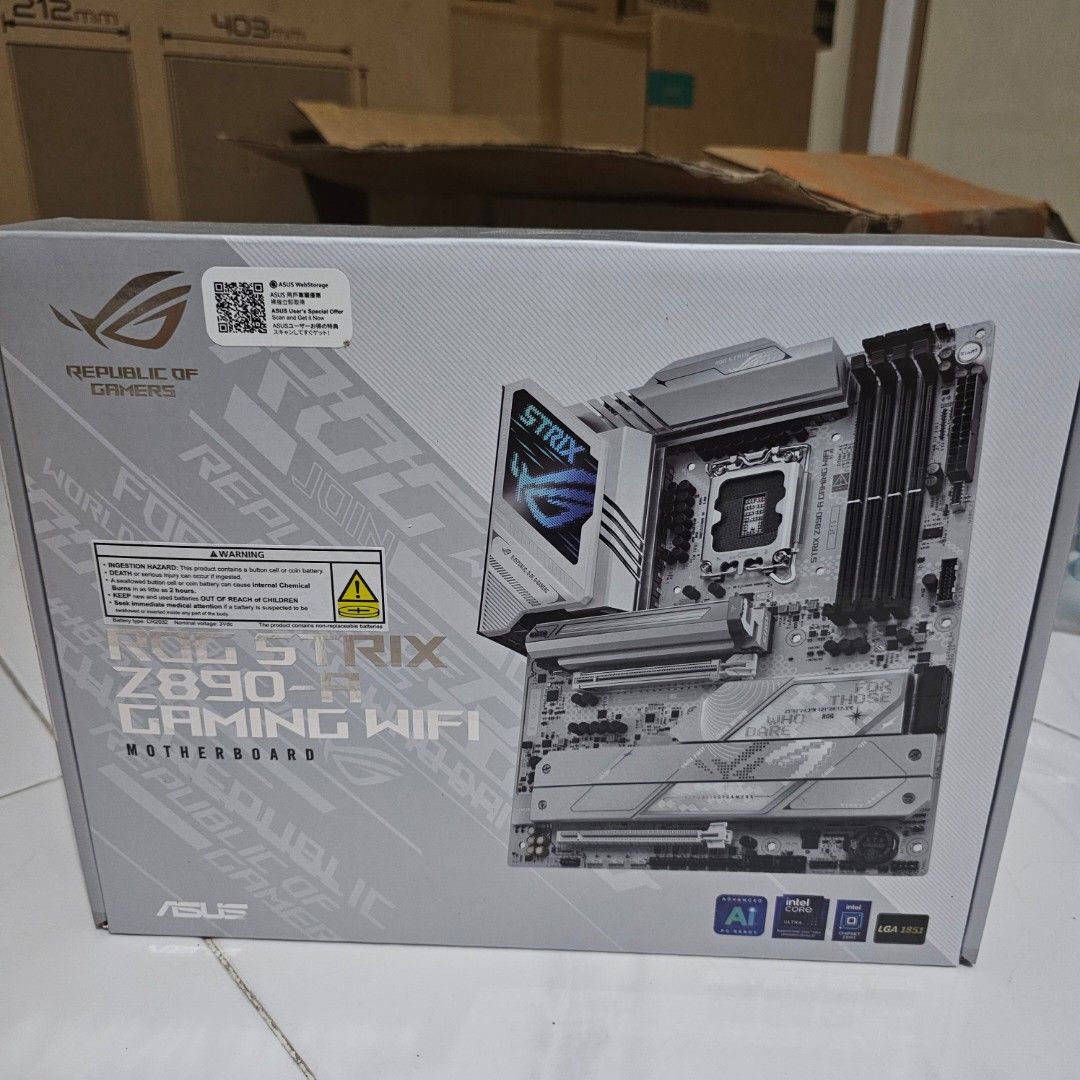 ASUS ROG Strix Z890-A Gaming WiFi Motherboard