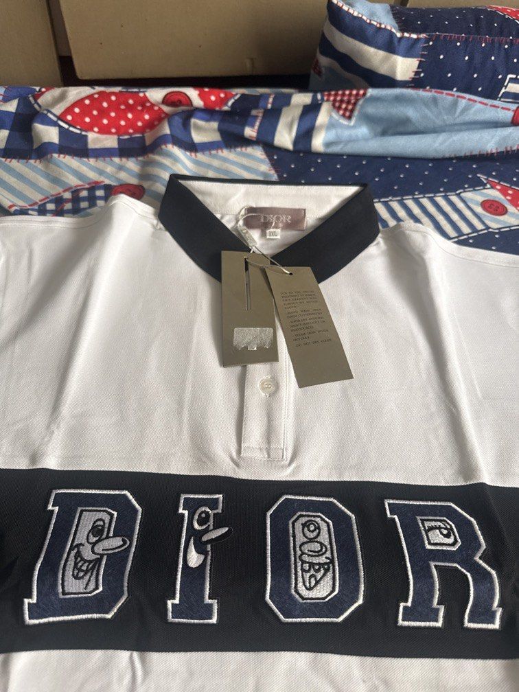 authentic CHRISTIAN DIOR white polo shirt (Category: Tshirts & Polo Shirts ) located in Angeles City. Submitted by cheska_0304 (Listing ID 1436105895, Image 2). Description: .