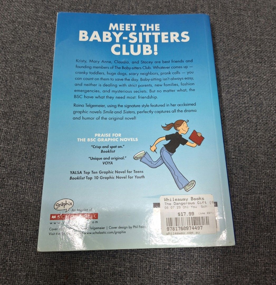 Baby -Sitters Club 1 (Category: Children's Books) located in Makati City. Submitted by hookvault (Listing ID 1436154111, Image 2). Description: Meet The Baby Sitters Club 1 almost new Collection.
