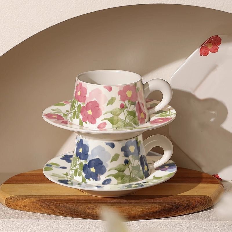 Beautiful ceramic coffee cup set of 2 ( up to$35)