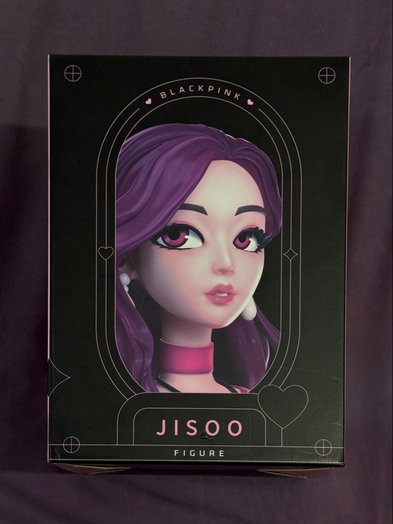 BLACKPINK Jisoo Toylaxy Figure (Category: Figurines & Statues) located in Makati City. Submitted by edchosero (Listing ID 1436218735, Image 2). Description: A must-have for BLINKS, Jisoo stans and merch collectors! 💜 Product Features: - Good as new! - 15.7 x 14 x 22.5 cm - Made of PVC, ABS, Stainless steel - Official licensed product from YG Entertainment - Non-articulated Box Contents: - Jisoo figure - Base FREEBIE: UNSEALED Jisoo’s first solo 