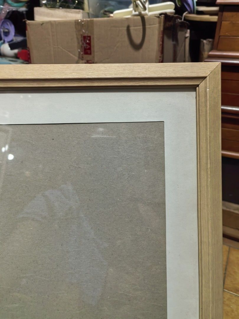 Blank Wood and Glass Frame (Category: Frames & Pictures) located in Cebu City. Submitted by dudes_villanueva (Listing ID 1436135112, Image 3). Description: 📌 In excellent condition Display Area : L12xH14 in Frame Size : L14xH16.5 in.