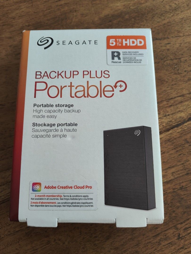 Brand New sealed, never open.
Seagate 5TB Portable External HDD Hard Disk Drive Backup Plus 5.0 TB external 2.5” Portable