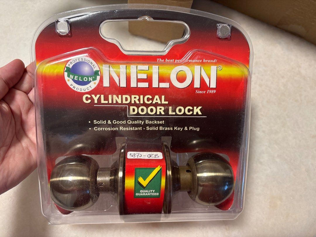 Brass door handle x4