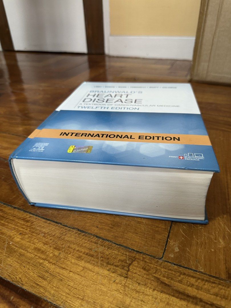 Brawnwald Heart Disease 12th Edition (Hard Bound) (Category: Textbooks) located in Quezon City. Submitted by affordablyph (Listing ID 1436186649, Image 2). Description: Brand new No marks 12th Edition Hard Bound SRP P9,895 Official textbook for cardio fellowship training Loc: Proj 6 Quezon City.