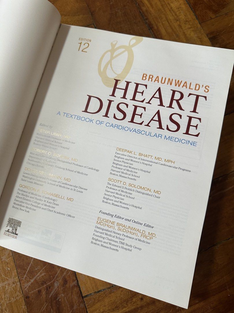 Brawnwald Heart Disease 12th Edition (Hard Bound) (Category: Textbooks) located in Quezon City. Submitted by affordablyph (Listing ID 1436186649, Image 3). Description: Brand new No marks 12th Edition Hard Bound SRP P9,895 Official textbook for cardio fellowship training Loc: Proj 6 Quezon City.