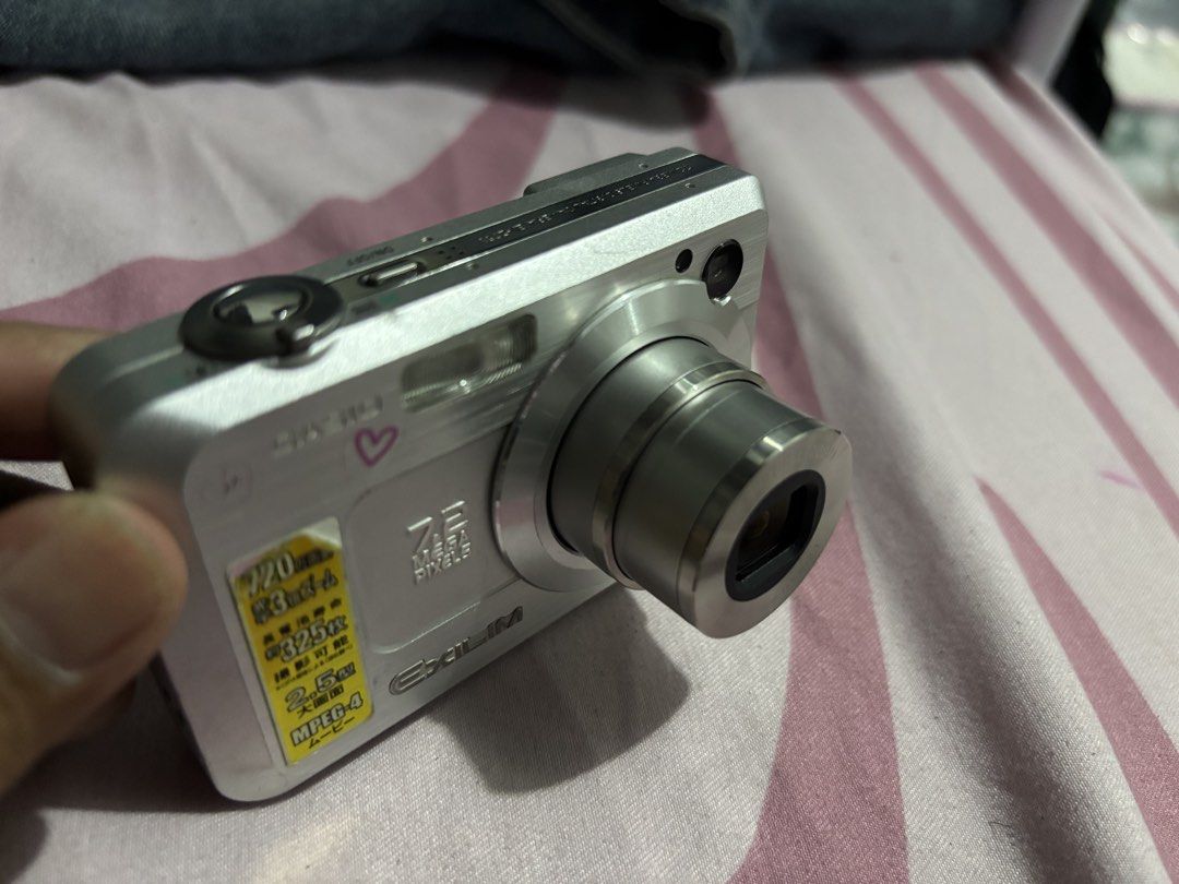 Casio EX-z750 Digital Camera (Category: Cameras) located in Subic. Submitted by helenalagrada (Listing ID 1436101879, Image 2). Description: 3 Cameras for 4k Casio Exilim EX-z750 Digital Camera - fully functional - working - with lcd burn as seen on last pic, does not affect output - crisp outputs - comes with battery and universal charger - pm me for sample shots Sony Cybershot DSC-P92 and Kodak EasyShare C310 are both not working. No available 