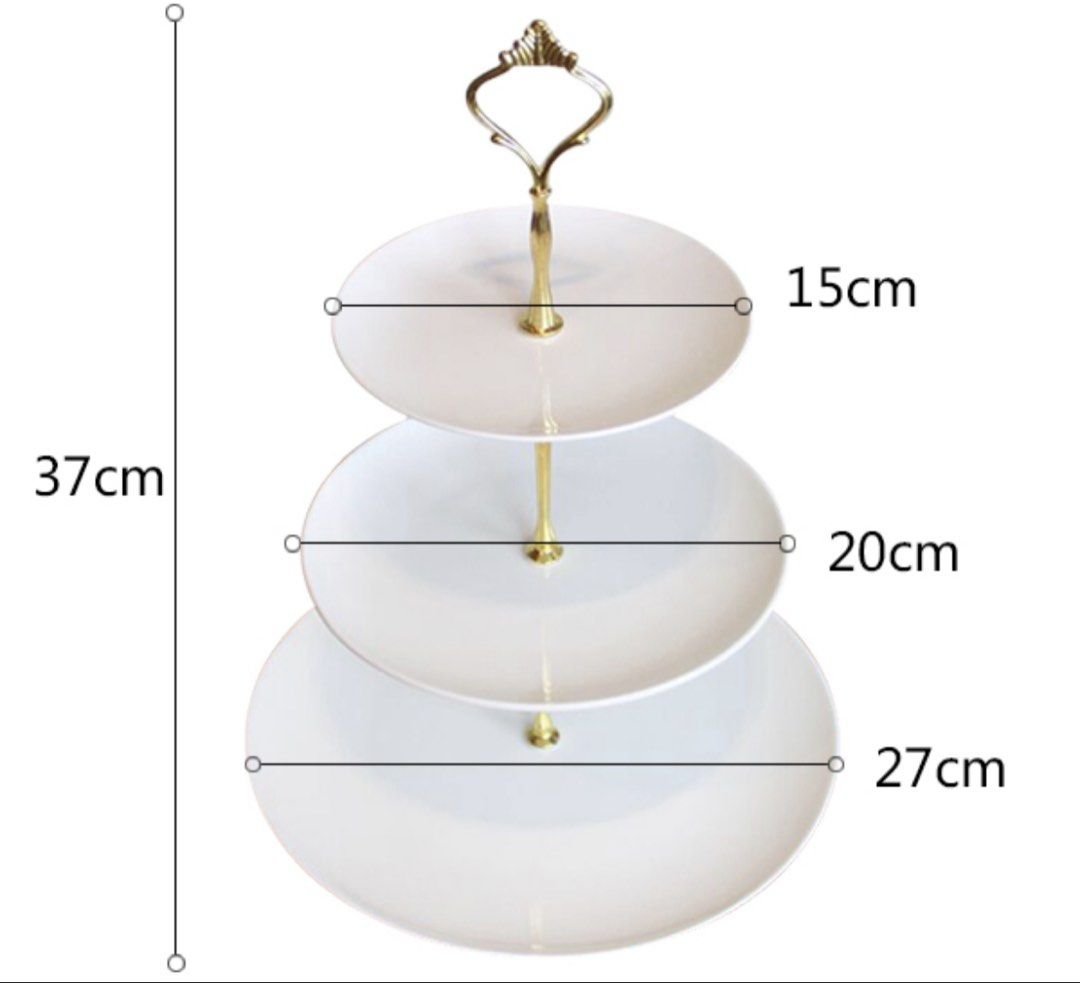 Clearance sales ! 3 tier ceramic dessert stand446002990333317122
