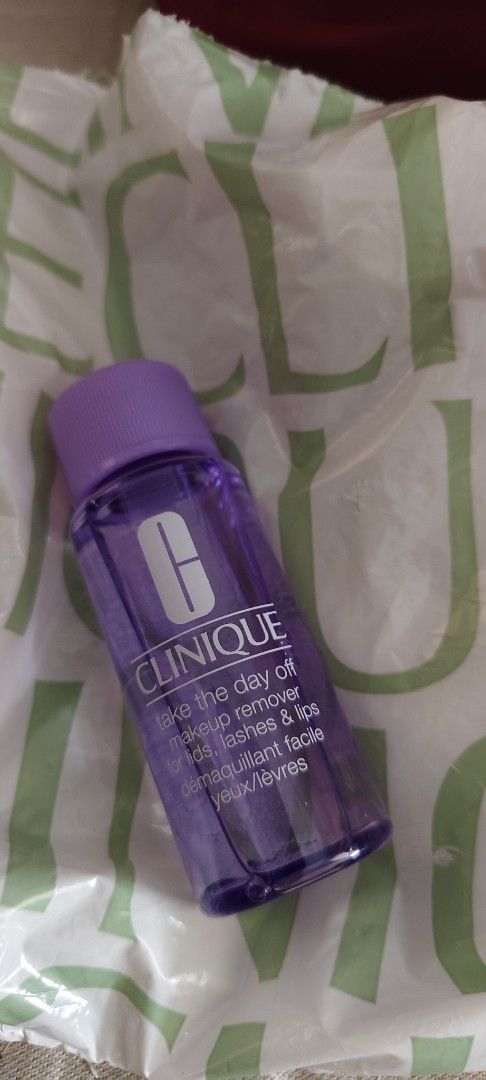 Clinique (Category: Face Care) located in Santa Rosa. Submitted by janelystuff (Listing ID 1436111191, Image 2). Description: Brand new (bought in the US) take the day off make up remover 50 ml - 400 take the day off cleansing balm 15 ml - 300 all about clean liquid facial soap 30 ml - 300 7-day scrub cream 30 ml - 650 high impact mascara 01 black - 800 Take all for 1,900 Shipping c/o buyer.