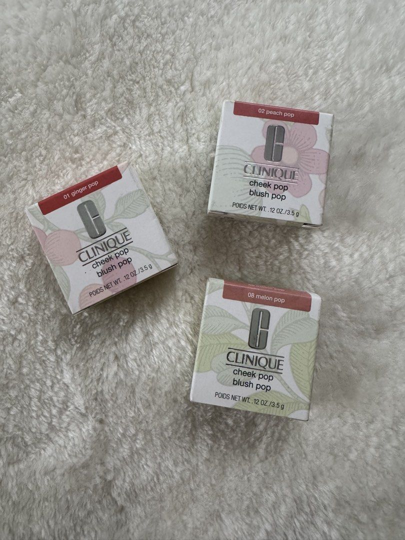 Clinique Cheek Pop Blush (Category: Makeup) located in Cainta. Submitted by shop_codi (Listing ID 1436193327, Image 1). Description: Php 1000 each, negotiable if buying 2 or all three blushes. Vibrant yet natural-looking powder blush makes cheeks pop with sheer-to-intense color. 3 Shades available RFS: Got this from an ex-deal between Clinique and our company. .