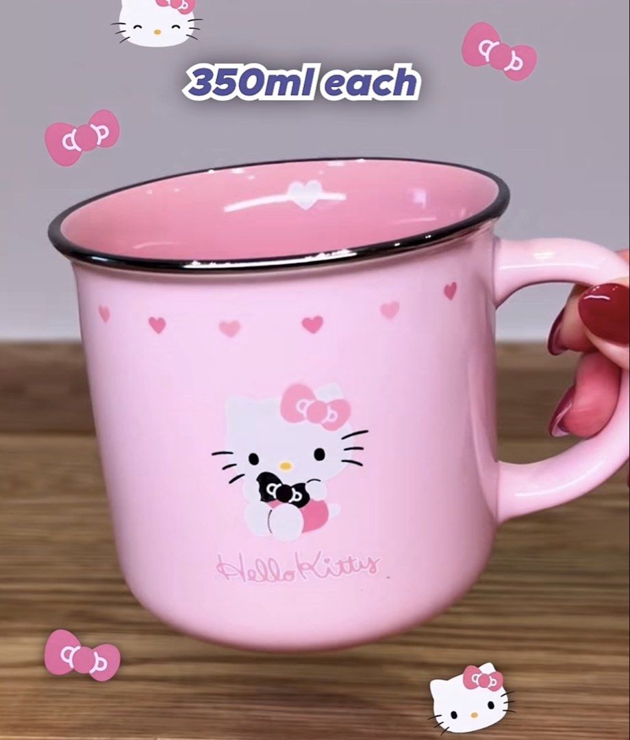 Coffee Bean X Hello Kitty Ribbon Mug Set446133753213112323