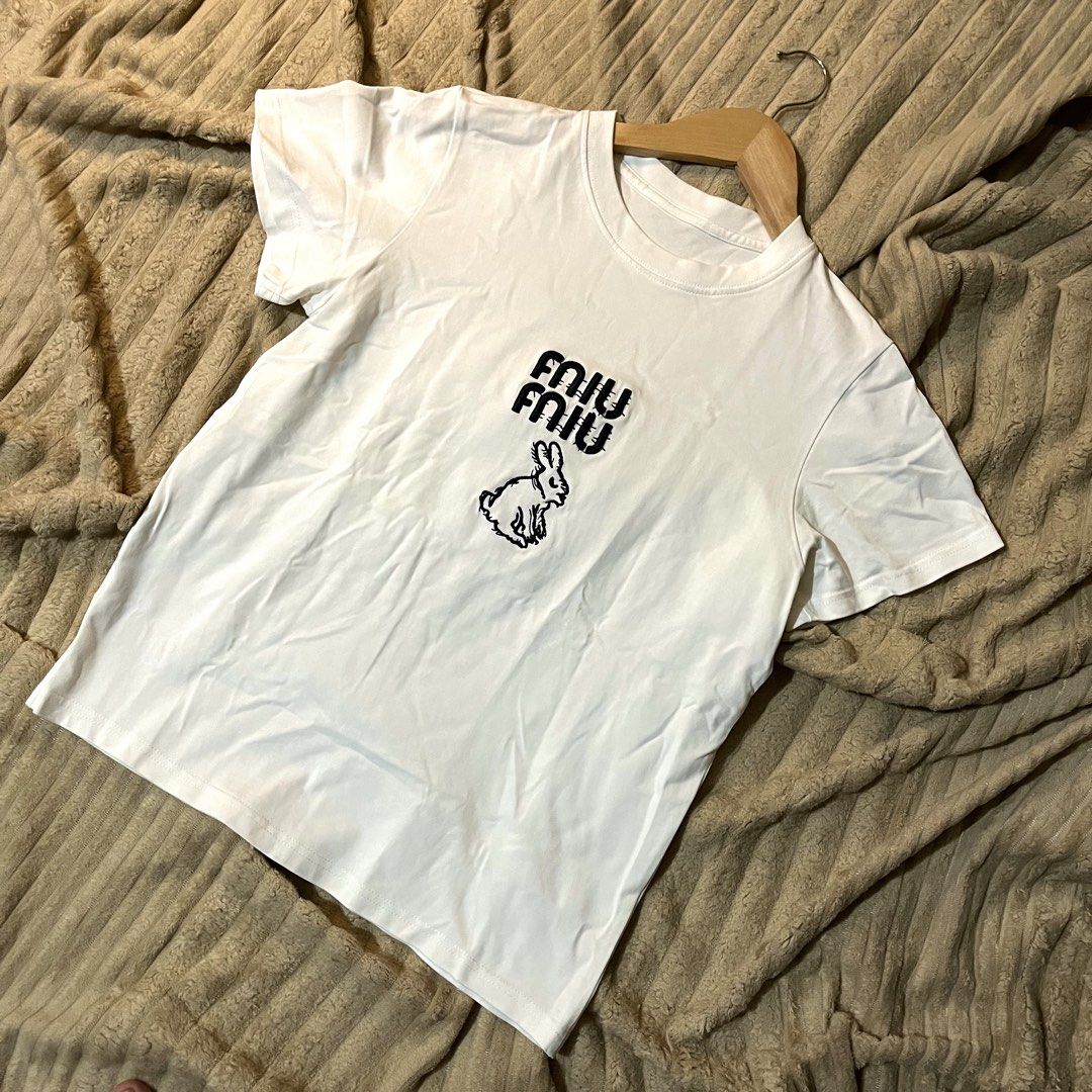 Cotton Statement Tees Bundle (2pcs.) (Category: Shirts) located in Rizal. Submitted by everything.threads (Listing ID 1436129553, Image 3). Description: 📌 Details Bundle: 2pcs. Size: S-M MOP: GCash / Bank Transfer MOD: J&T / Lalamove Loc: Montalban Rizal .