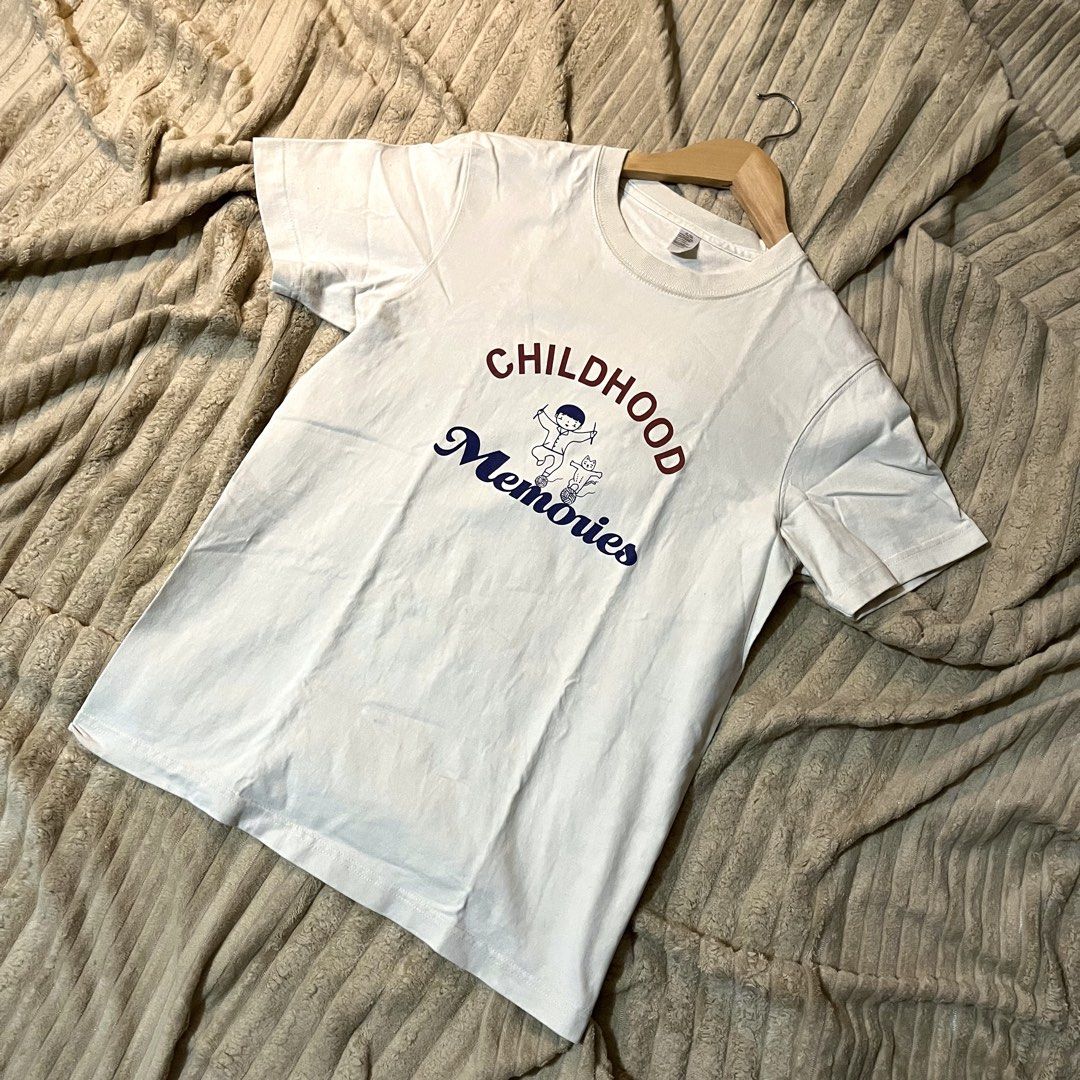 Cotton Statement Tees Bundle (2pcs.) (Category: Shirts) located in Rizal. Submitted by everything.threads (Listing ID 1436129553, Image 1). Description: 📌 Details Bundle: 2pcs. Size: S-M MOP: GCash / Bank Transfer MOD: J&T / Lalamove Loc: Montalban Rizal .