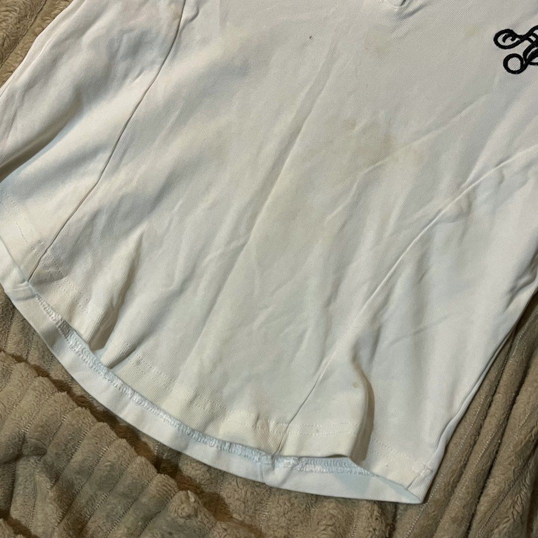 Crop Polo Shirt (Category: Blouses) located in Rizal. Submitted by everything.threads (Listing ID 1436128579, Image 3). Description: 📌 Details Size: XS-S MOP: GCash / Bank Transfer MOD: J&T / Lalamove Loc: Montalban Rizal .