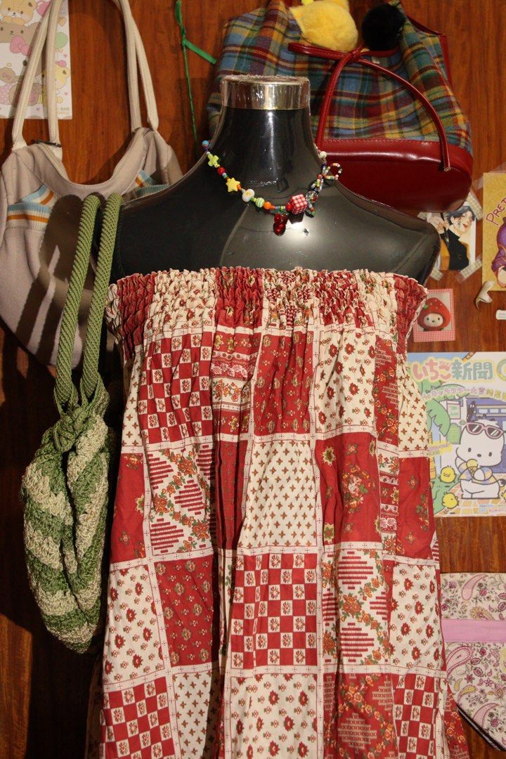 Cute Patchwork Dress (Category: Dresses) located in Manila. Submitted by yourpeon (Listing ID 1436252790, Image 3). Description: 𐙚 ‧₊˚ ⋅ 1 Item in 1 post 𐙚 ‧₊˚ ⋅ Cute Patchwork Dress S-SL Free Item Included! (Top or Bottom) Can be worn as a skirt or a dress !a bit pricey since i bought this at almost 1k 😔! Mine - 700 ✦ . ⁺ . ✦ . ⁺ . ✦ °𐐪♡𐑂° No cancellations °𐐪♡𐑂° Please pay before the deadline °𐐪♡𐑂° No late payments for this collection s