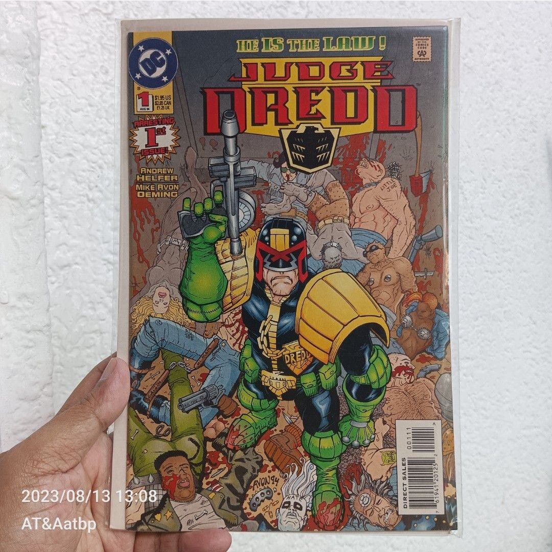 DC Comics JUDGE DREDD Vol.1 #1 to #7 (Category: Comics & Manga) located in Paranaque City. Submitted by AirplanesTrainsAutomobilesATBP (Listing ID 1436284505, Image 2). Description: Want to see more of my listings? Just click my username above.☝️ Kindly read the item description to avoid any misunderstanding... DESCRIPTION: > ITEM: Rare 1994 - 1995 DC Comics JUDGE DREDD Vol.1 #1 to #7 Comic Books. Comes in a clear plastic bag with white backboard