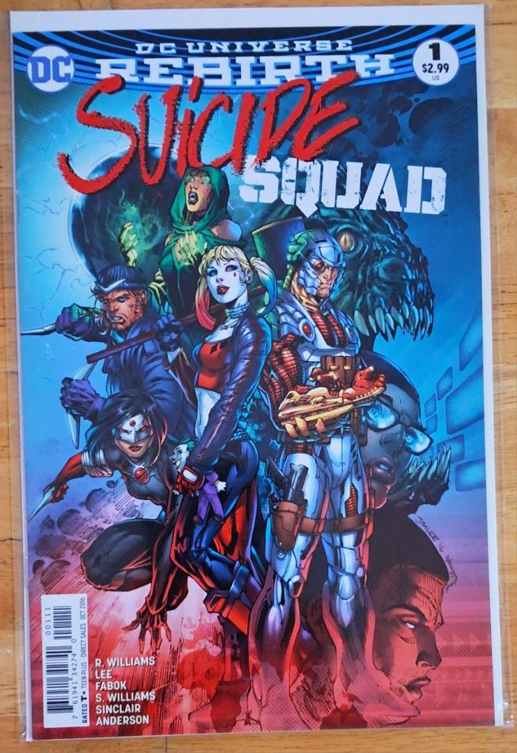 DC Universe Rebirth Suicide Squad #1 Comic Book (Category: Comics & Manga) located in Quezon City. Submitted by ernestamaru2 (Listing ID 1436238819, Image 1). Description: - Suicide Squad #1 comic book - DC Universe Rebirth - Features Harley Quinn and other characters - Published by DC Comics - English - Price: $2.99.