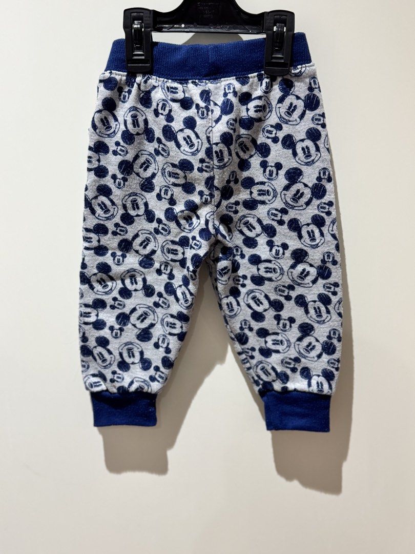 Disney Baby Mickey Mouse Pants 18M (Category: Babies & Kids Fashion) located in Quezon City. Submitted by joyeusefille (Listing ID 1436275357, Image 2). Description: - Disney Baby Mickey Mouse pants - Size: 18 months - Comfortable elastic waistband with red drawstring - Navy blue cuffs and waistband - Material: 100% polyester - Made in Egypt.