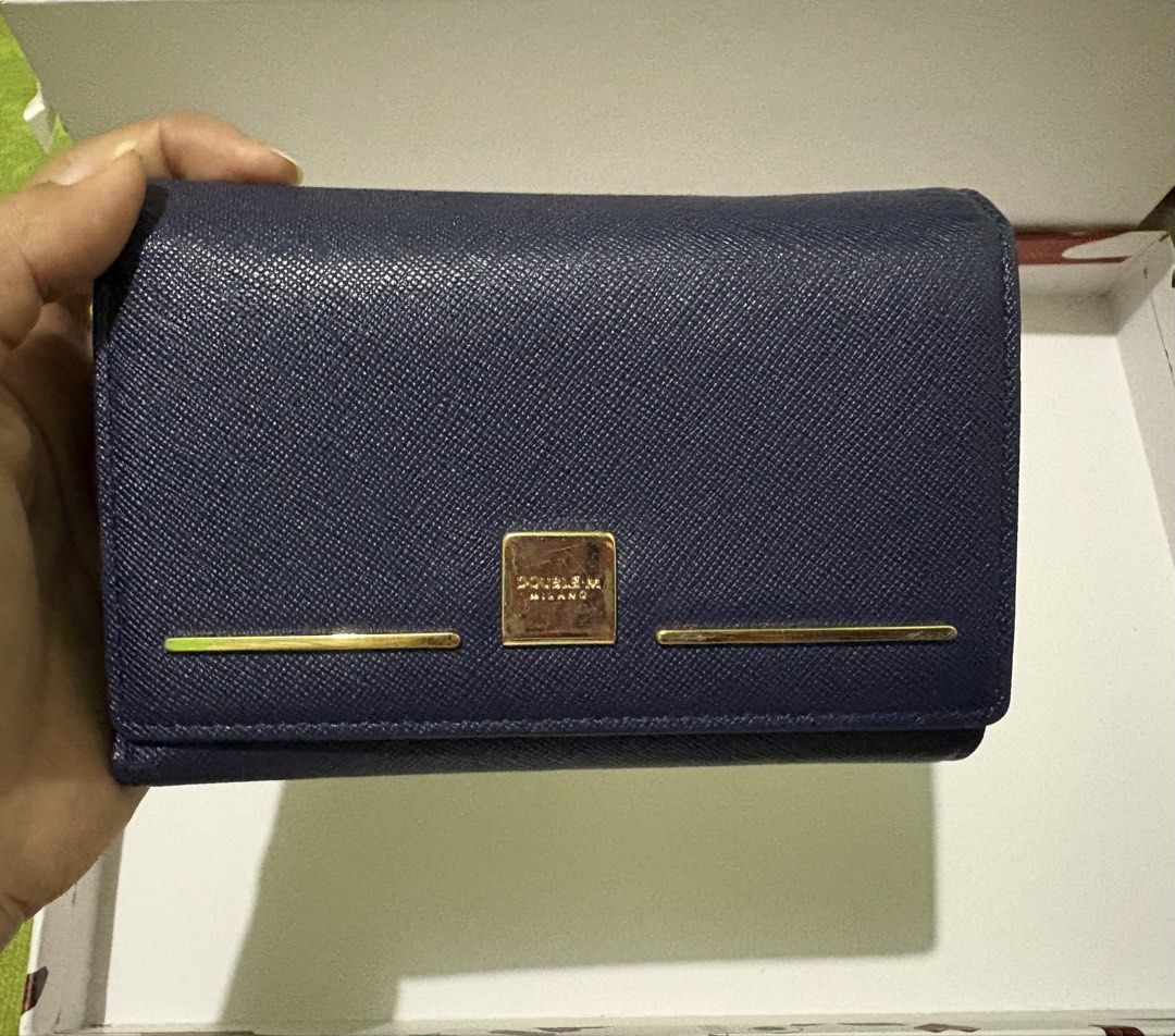 Double M Milano Wallet (Category: Luxury Bags & Wallets) located in Manila. Submitted by hklylovez (Listing ID 1436144621, Image 2). Description: Original Double M see pics details w/ card med size wallet pm sa sure buyer only.