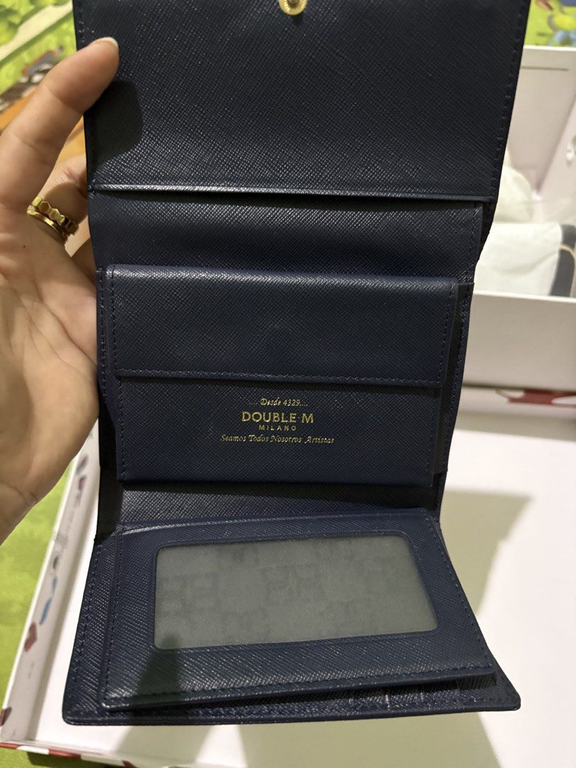 Double M Milano Wallet (Category: Luxury Bags & Wallets) located in Manila. Submitted by hklylovez (Listing ID 1436144621, Image 3). Description: Original Double M see pics details w/ card med size wallet pm sa sure buyer only.
