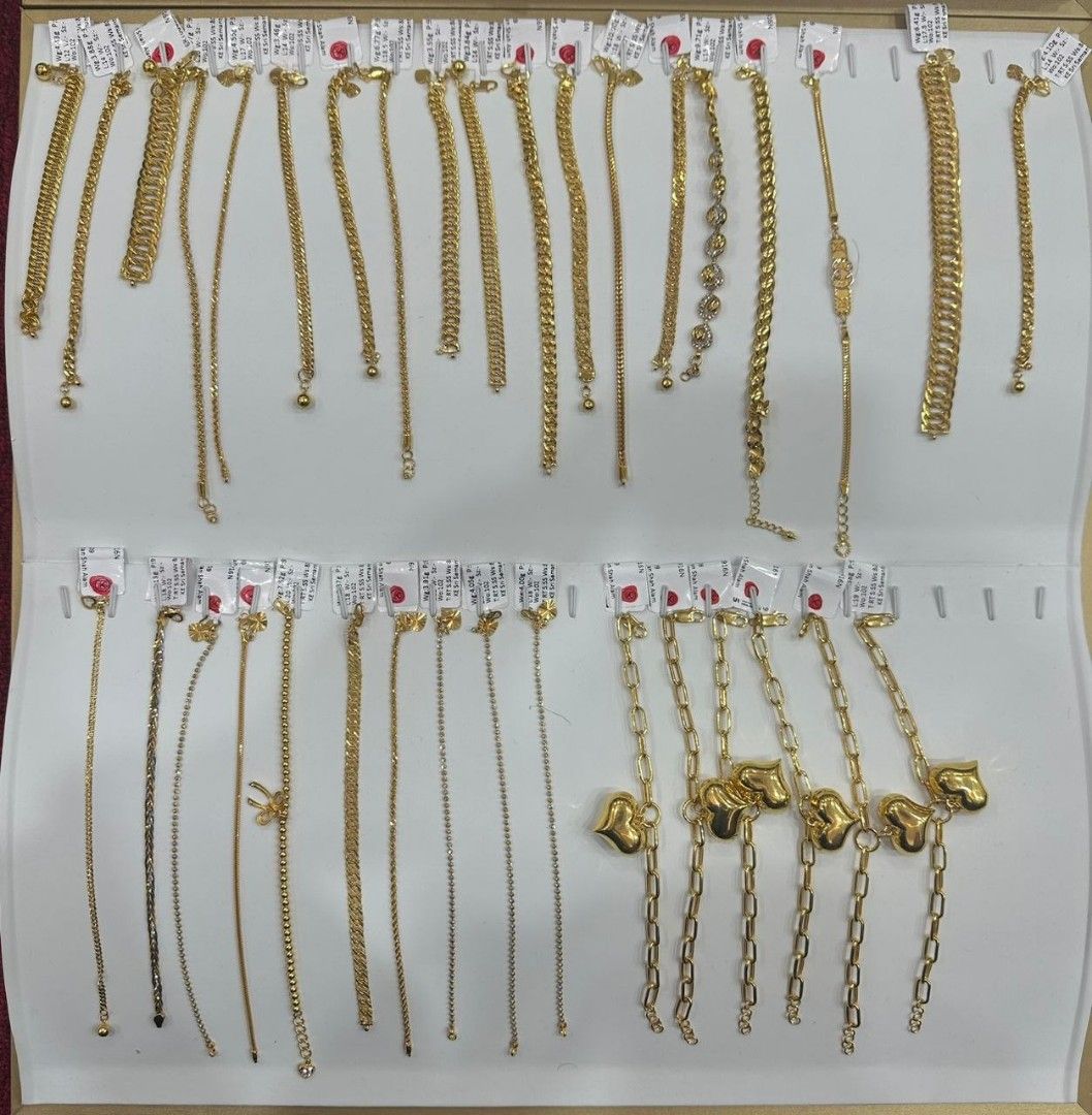 Emas 916 (Category: Accessories) located in Seri Kembangan. Submitted by sufiyy.shop (Listing ID 1436137125, Image 3). Description: 🩷Emas 916 prelove 🩷Harga emas yg tertera adalah harga harian emas 916 prelove 🩷Berminat terus wasap 012 679 dualimaenamenam 🩷Serius buyer only...nak tanya dulu pun ok.