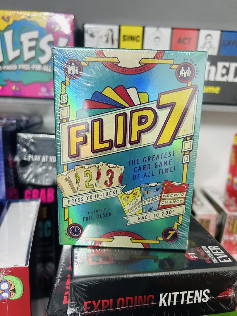 Flip 7 (Card Game) (Category: Board Games & Puzzles) located in Quezon City. Submitted by playboxph (Listing ID 1436195750, Image 1). Description: .