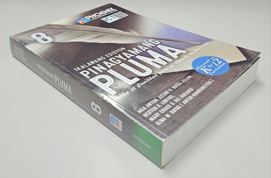 For Grade 8: Pinagyamang Pluma 8, 2nd ed. (Category: Textbooks) located in Quezon City. Submitted by the_l1ttlej0ys (Listing ID 1436252107, Image 3). Description: preowned but unused 🥳 copyright 2018 in very good condition (no writings).