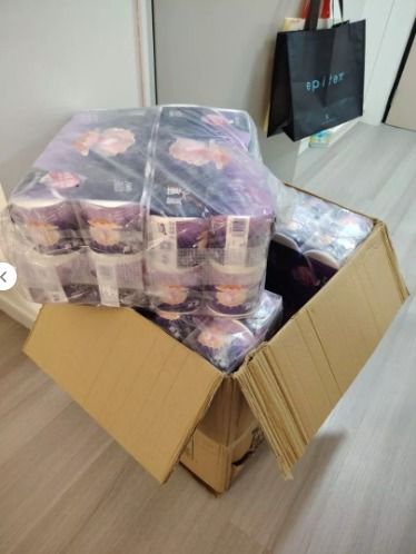 【Free delivery】4 ply 120 roll | Bathroom Tissue | Toilet Paper Roll | Toilet Roll | Cheerful Tissue Paper | 厕纸 4022-2