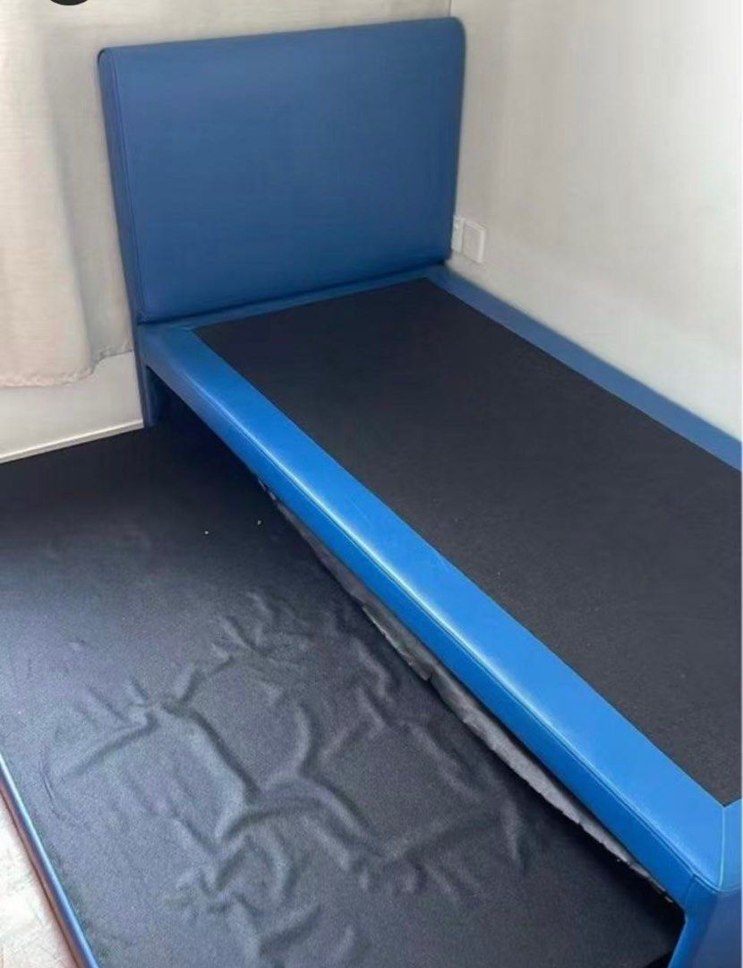 Free delivery single bed with pull out bed frame