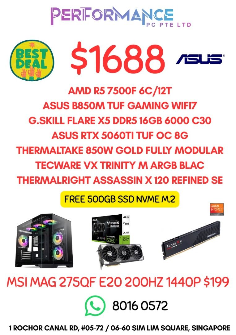 (FREE!! SSD)  DIY AMD BUNDLE FULLY CUSTOMISABLE GAMING PC445790907636787207