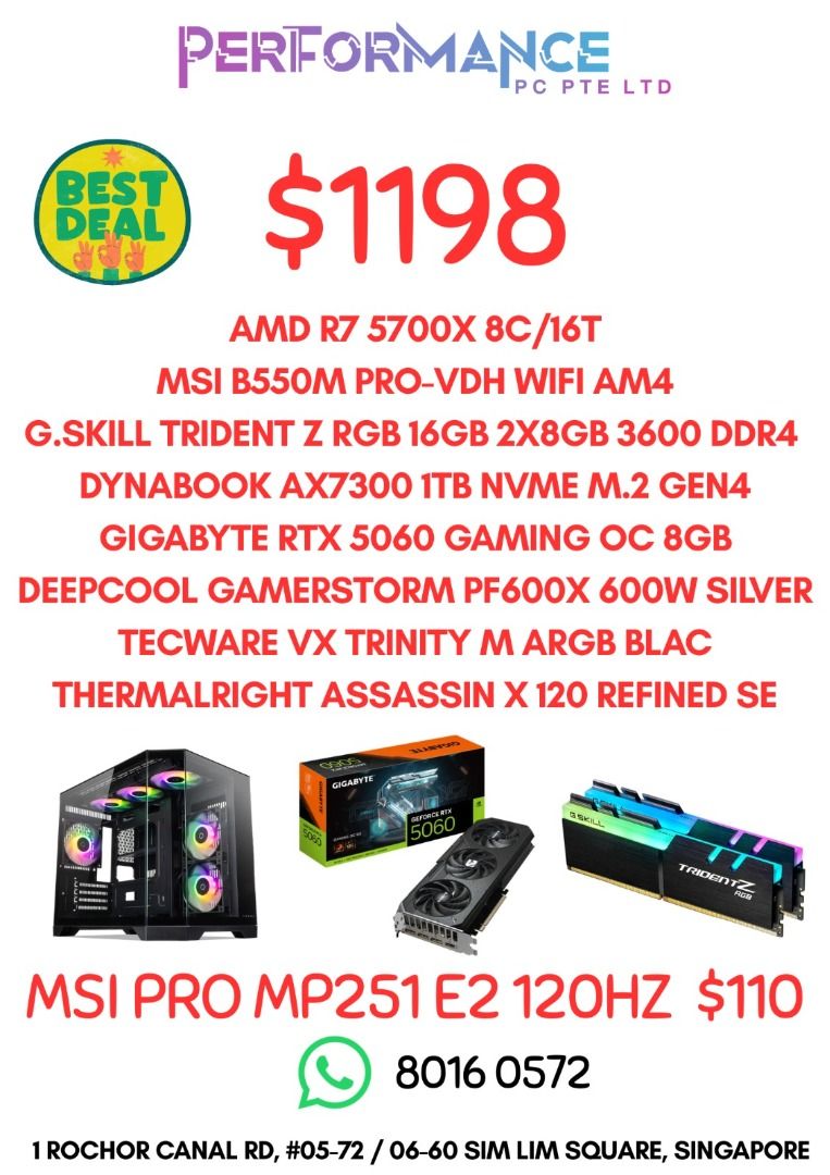(FREE!! SSD)  DIY AMD BUNDLE FULLY CUSTOMISABLE GAMING PC445790907636787204