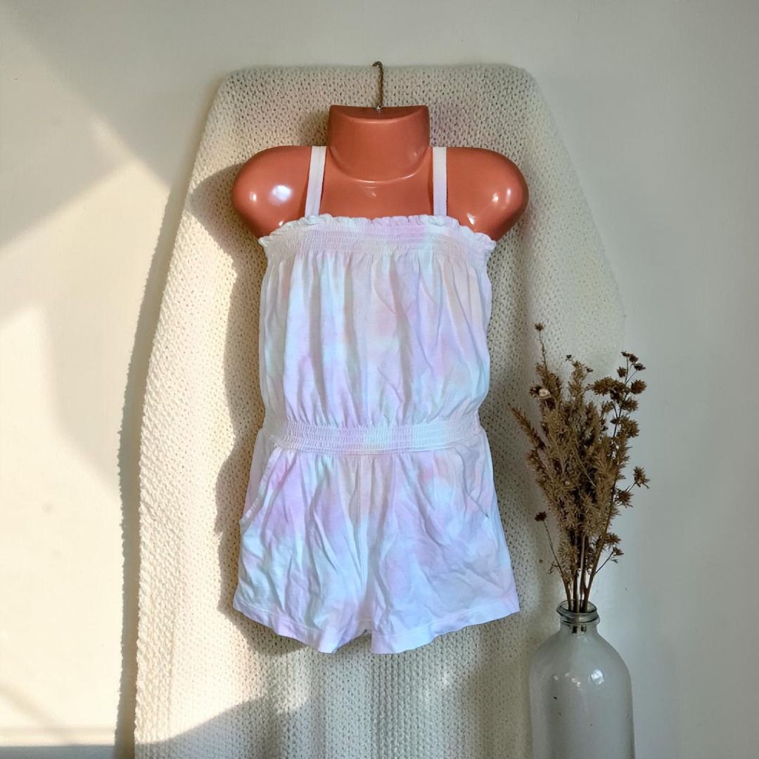 Gap Kids Multi Tie-Dye Terry Towel Romper (Category: Babies & Kids Fashion) located in Manila. Submitted by cmvoapparel (Listing ID 1436125443, Image 1). Description: Gap Kids Romper ❥ Used only Twice ❥ Bought in Canada ❥ Made in Cambodia ❥ Size on tag for 2 yrs old ❥ Color may vary due to lighting Please dm me for shipping options and other inquiry..