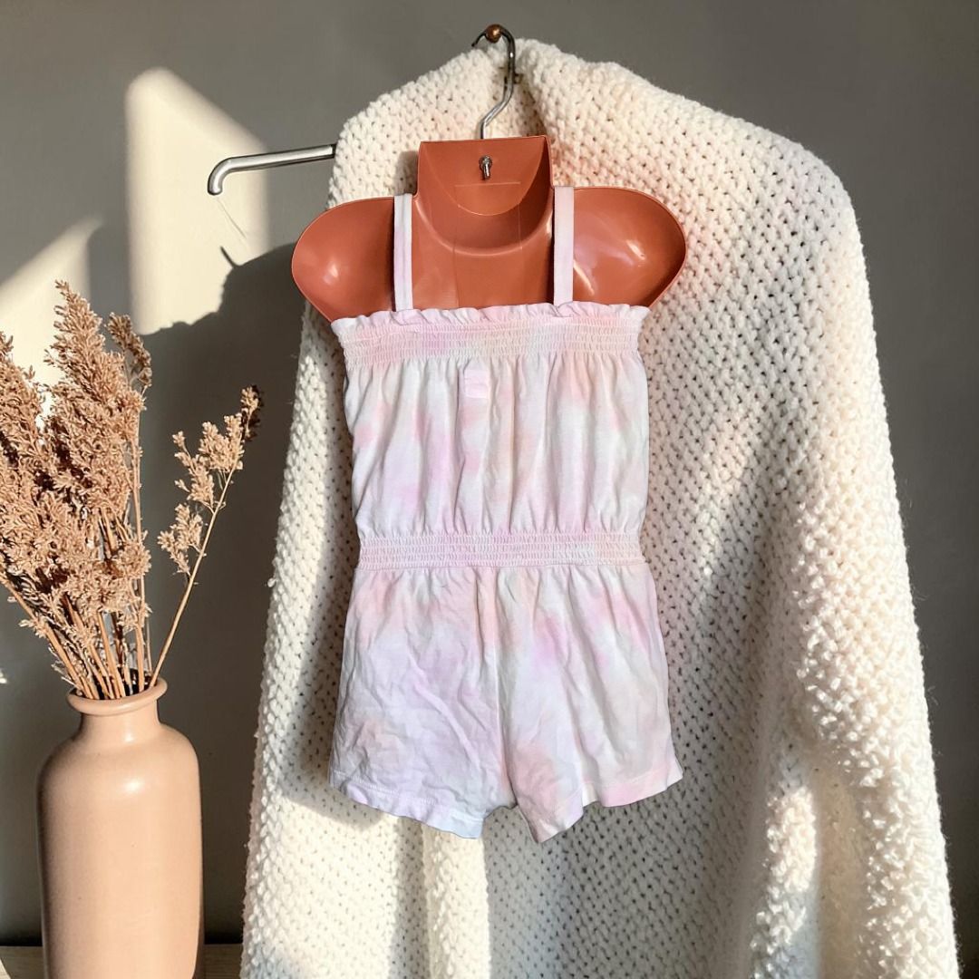 Gap Kids Multi Tie-Dye Terry Towel Romper (Category: Babies & Kids Fashion) located in Manila. Submitted by cmvoapparel (Listing ID 1436125443, Image 2). Description: Gap Kids Romper ❥ Used only Twice ❥ Bought in Canada ❥ Made in Cambodia ❥ Size on tag for 2 yrs old ❥ Color may vary due to lighting Please dm me for shipping options and other inquiry..