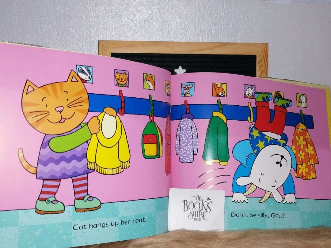 Goat Goes to Playgroup by Julia Donaldson (Paperback) (Category: Children's Books) located in Bacolod City. Submitted by thebooksshire_bcd (Listing ID 1436235606, Image 3). Description: 📌Authentic 📌Paperback 📌Glossy pages 📌Colored Illustration 📌Complete and No torn Pages 🧧Payment via Gcash, Gotyme, Palawan Pay, or Bank Transfer 📦Delivery via Flash Express, J&T, or LBC 📚The Books Shire BCD in FB 🧚‍♀️.