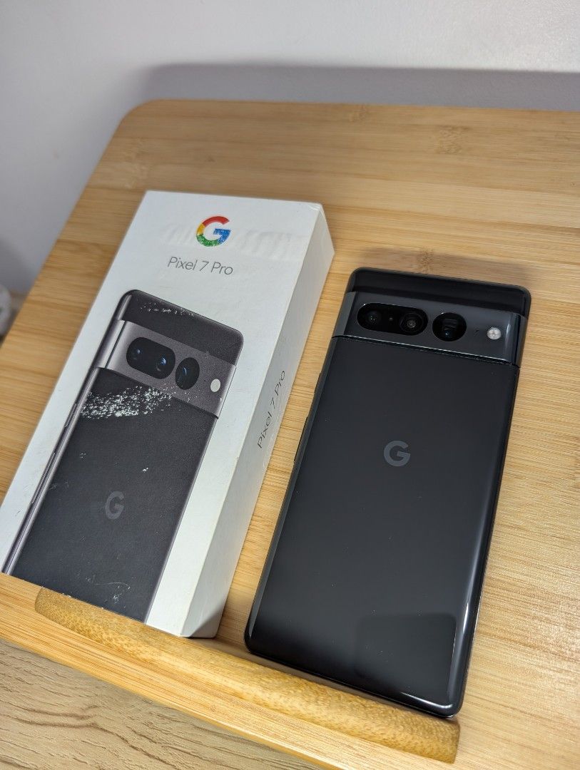 Google Pixel 7 Pro 128GB Obsidian, US – Light Use, ₱15,000 Fixed (Category: Google Pixel) located in Pasig City. Submitted by rtechupgrades (Listing ID 1436236532, Image 1). Description: Selling my Google Pixel 7 Pro (Obsidian, 128GB, US Variant). Bought June 2024 from GameXtreme (Lzd – with receipt) Original price: ₱25,995 Usage: Used as secondary/work phone only Very light usage (not daily driver) Condition: 9/10 – near mint No scratches (scree