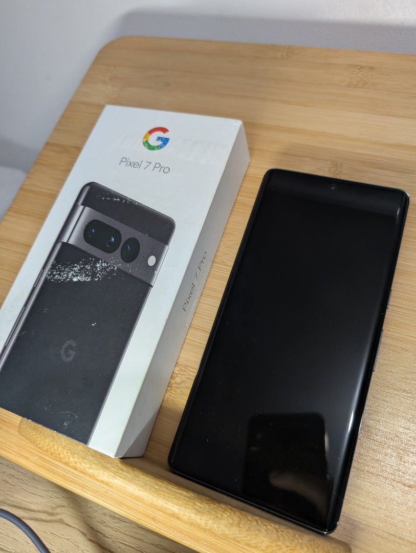 Google Pixel 7 Pro 128GB Obsidian, US – Light Use, ₱15,000 Fixed (Category: Google Pixel) located in Pasig City. Submitted by rtechupgrades (Listing ID 1436236532, Image 2). Description: Selling my Google Pixel 7 Pro (Obsidian, 128GB, US Variant). Bought June 2024 from GameXtreme (Lzd – with receipt) Original price: ₱25,995 Usage: Used as secondary/work phone only Very light usage (not daily driver) Condition: 9/10 – near mint No scratches (scree