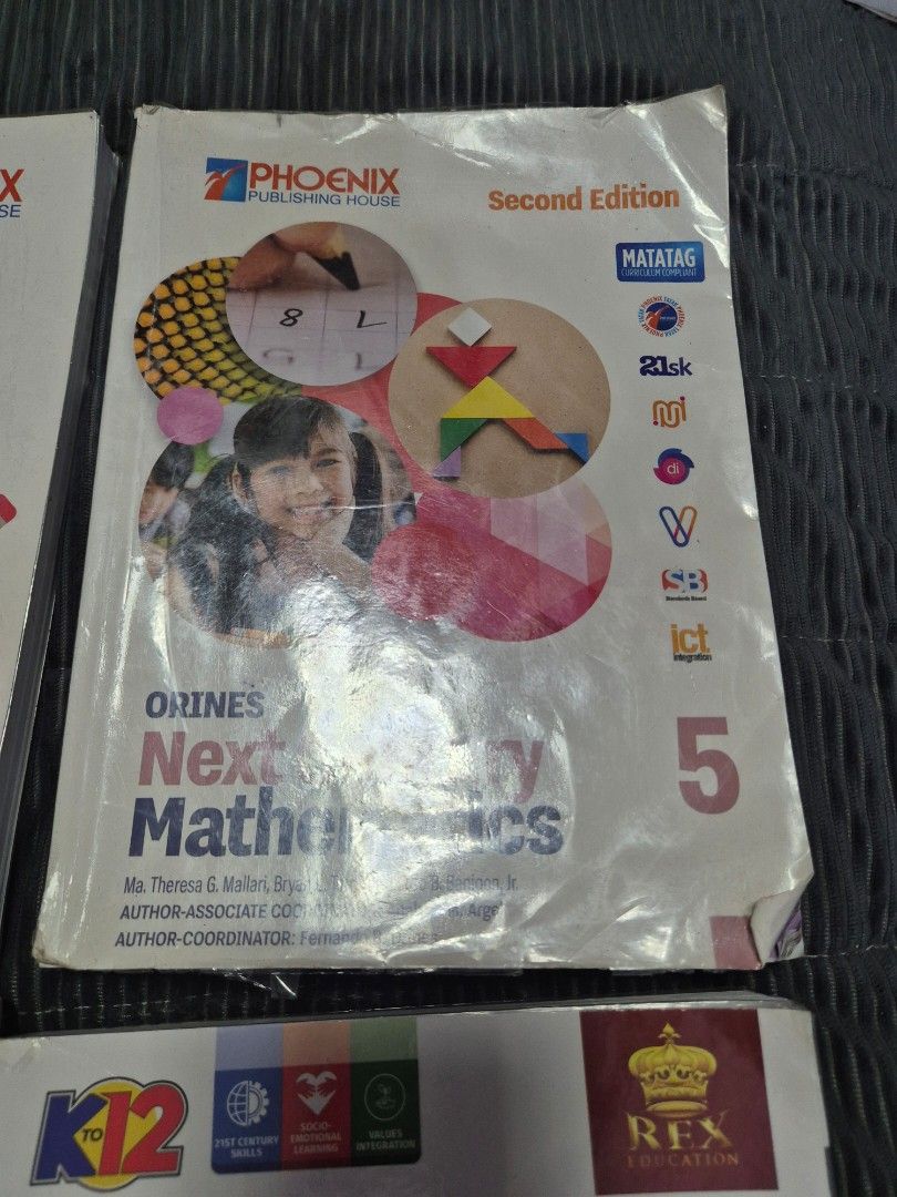 Grade 5 textbooks (Category: Textbooks) located in Mandaluyong City. Submitted by gnemtaz (Listing ID 1436152162, Image 2). Description: 350 each English sold Mapeh sold Science sold.