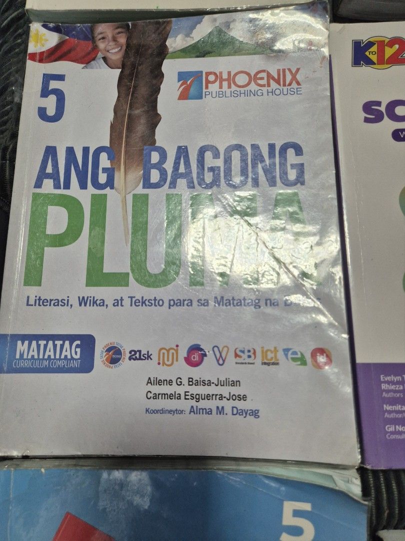 Grade 5 textbooks (Category: Textbooks) located in Mandaluyong City. Submitted by gnemtaz (Listing ID 1436152162, Image 3). Description: 350 each English sold Mapeh sold Science sold.