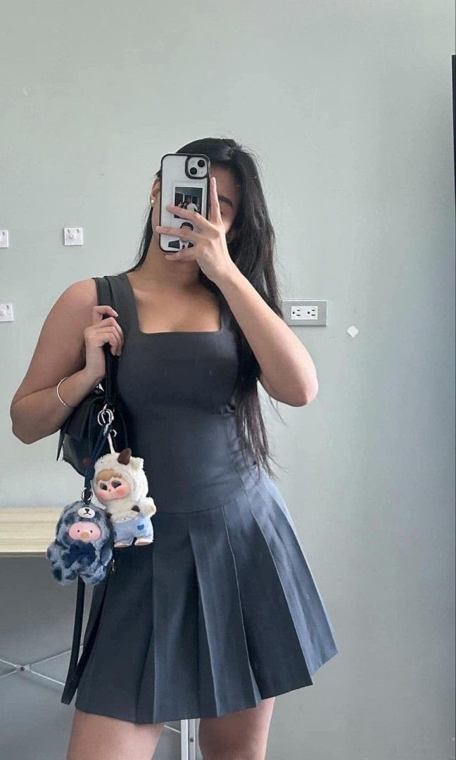 GU Dress (Category: Dresses) located in Navotas City. Submitted by sellmystuff2 (Listing ID 1436188681, Image 1). Description: Brandnew with tag Bought from GU Japan Pasabuy Size Small on tag Color Gray Only Ready to ship!.