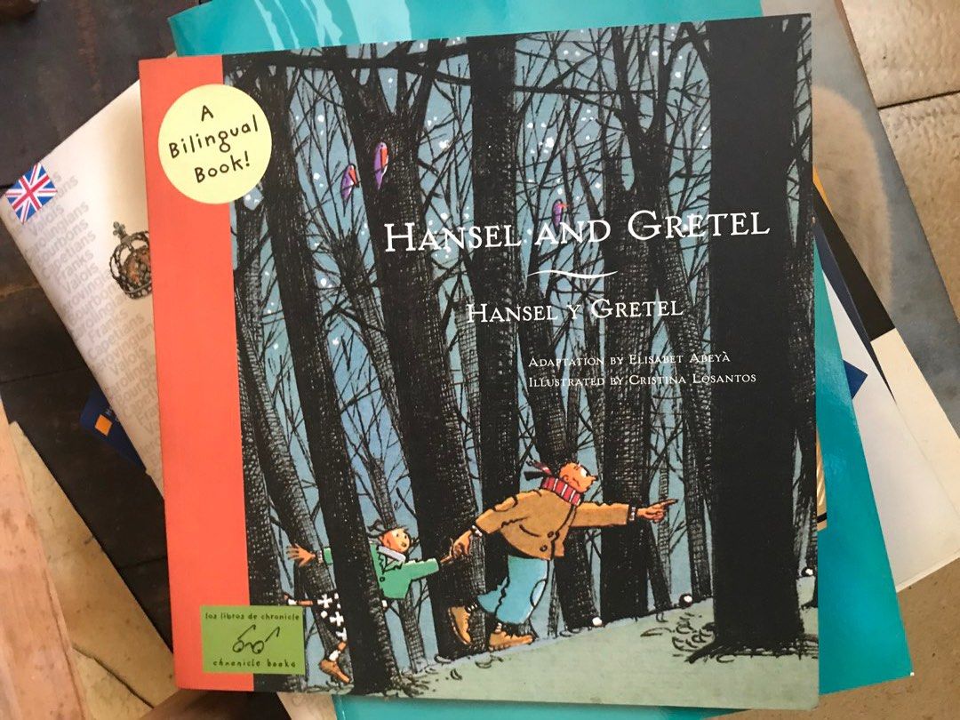 Hansel and Gretel Bilingual Book (Category: Children's Books) located in Quezon City. Submitted by safedragon_2306ab257 (Listing ID 1435779610, Image 1). Description: - Bilingual edition of the classic fairy tale, Hansel and Gretel. - Published by e-b-c-kids books. - Includes beautiful illustrations. - Suitable for children of all ages. - Cover illustration: Hansel and Gretel in a forest. - A great way to introduce children to a classic story in 