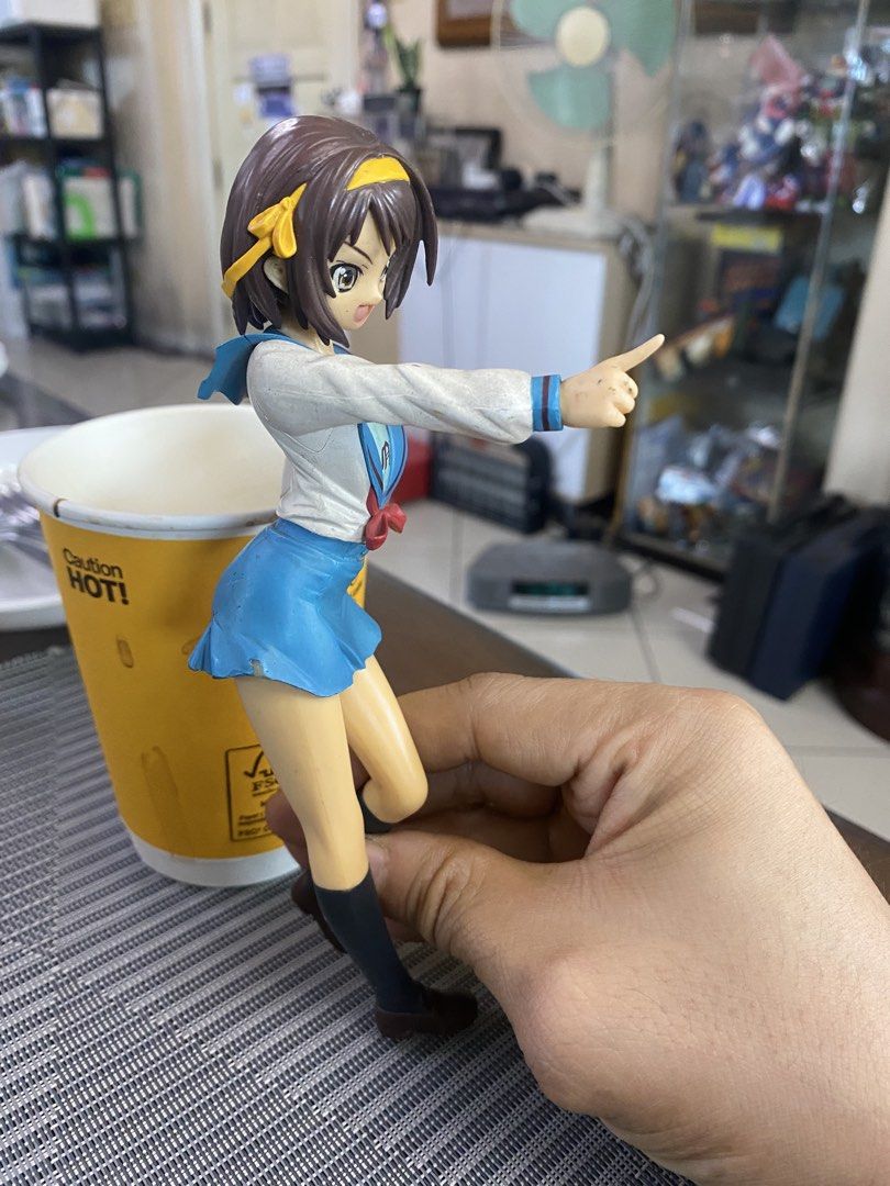 Haruhi Suzumiya SEGA Prize Figure Suzumiya Haruhi no Yuuutsu Loose No Box / Stand - Preloved / As Is (Category: Toys & Games) located in Manila. Submitted by madmaxshop (Listing ID 1436132946, Image 2). Description: .